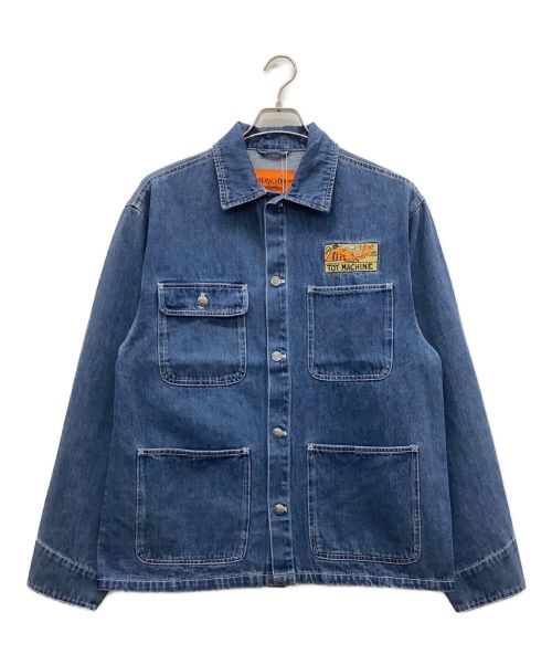 TOY MACHINE（トイマシーン）TOY MACHINE (トイマシーン) BLOOD SUCKING COVERALL JACKET インディゴ サイズ:M 未使用品の古着・服飾アイテム