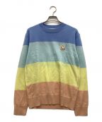 maison kitsuneメゾンキツネ）の古着「RAINBOW STRIPES PULLOVER」｜マルチカラー