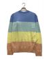 maison kitsune (メゾンキツネ) RAINBOW STRIPES PULLOVER マルチカラー サイズ:M：12000円