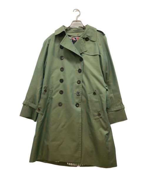 Aquascutum（アクアスキュータム）Aquascutum (アクアスキュータム) トレンチコート グリーン サイズ:8の古着・服飾アイテム