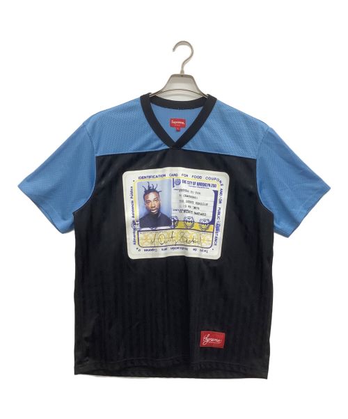 SUPREME（シュプリーム）Supreme (シュプリーム) オール ダーティ バスタード フットボール Tシャツ ブラック×ブルー サイズ:Lの古着・服飾アイテム