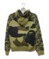 A BATHING APE (アベイシングエイプ) ジップパーカー グリーン サイズ:M：15000円