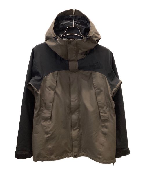 THE NORTH FACE（ザ ノース フェイス）THE NORTH FACE (ザ ノース フェイス) マウンテンジャケット ブラック×ブラウン サイズ:Mの古着・服飾アイテム