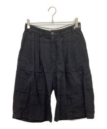 jieda（ジエダ）の古着「TUCK FABRIC OVER SHORT」｜ブラック