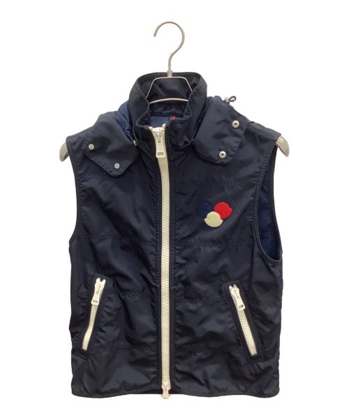 MONCLER（モンクレール）MONCLER (モンクレール) ワッペンジップベスト ネイビー サイズ:Sの古着・服飾アイテム