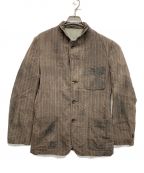 COMME des GARCONS HOMMEコムデギャルソン オム）の古着「Garment Washed Wool Tailored Jacket」｜ブラウン