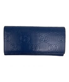 GUCCI（グッチ）の古着「長財布」｜ブルー