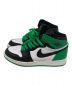 NIKE (ナイキ) AIR Jordan Kids 1 RETRO レトロ HIGH OG グリーン×ブラック サイズ:24.5：14000円