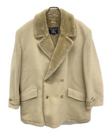 Burberry's（バーバリーズ）の古着「ボアカラームートンコート」｜ベージュ