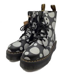 Dr.Martens（ドクターマーチン）の古着「8ホールブーツ」｜ブラック×ホワイト