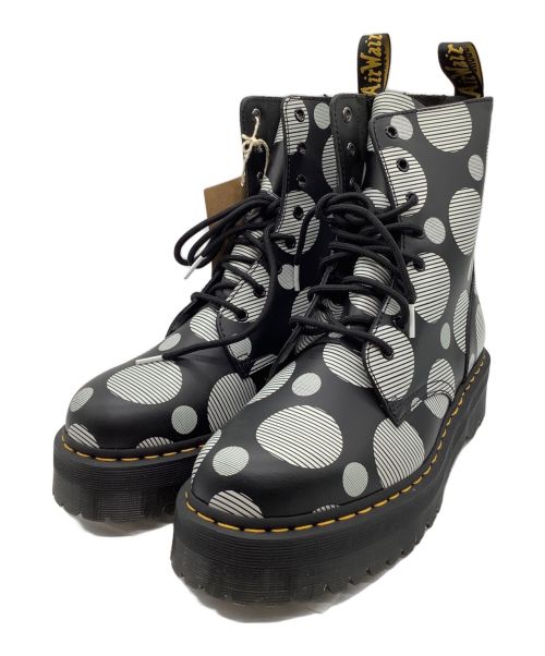 Dr.Martens（ドクターマーチン）Dr.Martens (ドクターマーチン) 8ホールブーツ ブラック×ホワイト サイズ:29.5の古着・服飾アイテム