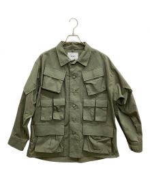 WTAPS（ダブルタップス）の古着「MODULAR LS SHIRT RIPSTOP」｜カーキ