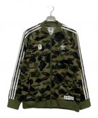 adidas×A BATHING APEアディダス×アベイシングエイプ）の古着「BAPE TRACK TOP」｜グリーン