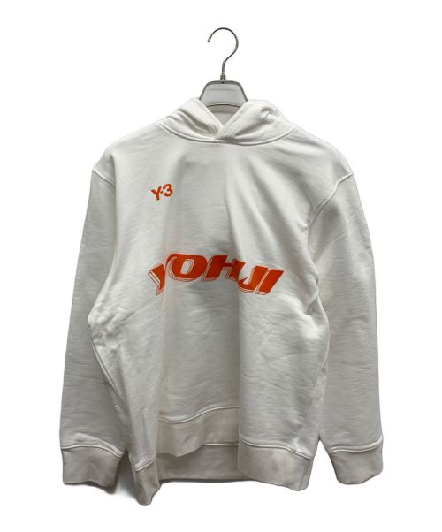 Y-3（ワイスリー）Y-3 (ワイスリー) U GRAPHIC HOODIE ホワイト サイズ:L 未使用品の古着・服飾アイテム