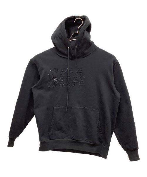 WIND AND SEA（ウィンド アンド シー）WIND AND SEA (ウィンド アンド シー) SEA RHINE STONE HOODIE ブラック サイズ:XLの古着・服飾アイテム