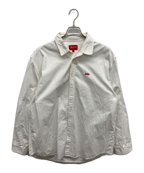 SUPREME（シュプリーム）SUPREME (シュプリーム) Small Box Twill Shirt ホワイト サイズ:Lの古着・服飾アイテム