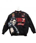 CHASE AUTHENTICS DRIVERS LINEチェイスオーセンティック）の古着「Elvis Presley 30th anniversary」｜ブラック