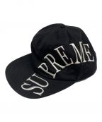 SUPREMEシュプリーム）の古着「Side Arc 6-Panel Cap」｜ブラック