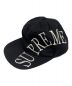 SUPREME（シュプリーム）の古着「Side Arc 6-Panel Cap」｜ブラック