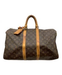 LOUIS VUITTON（ルイ ヴィトン）の古着「キーポル・バンドリエール45」｜ブラウン