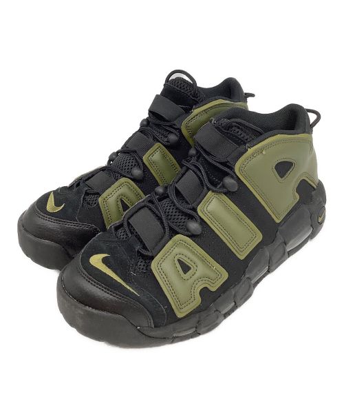 NIKE（ナイキ）NIKE (ナイキ) AIR MORE UPTEMPO 96 ブラック×カーキ サイズ:US10の古着・服飾アイテム