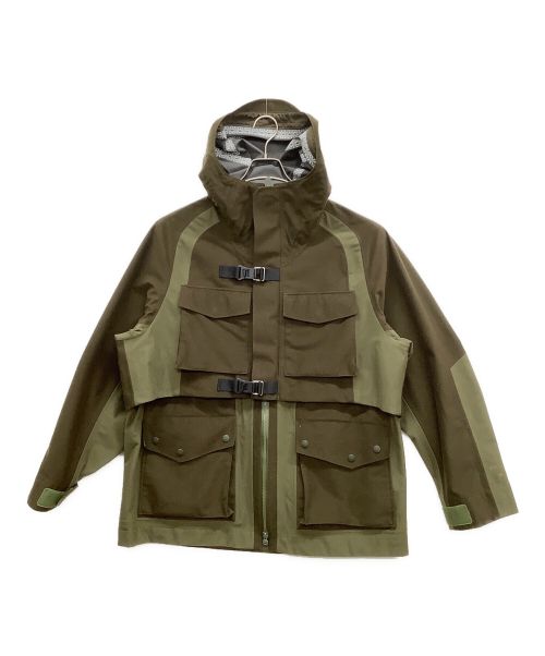 WHITE MOUNTAINEERING（ホワイトマウンテ二アニング）WHITE MOUNTAINEERING (ホワイトマウンテ二アニング) GORE TEX PACLITE MIXED MOUNTAIPARKA カーキ サイズ:3の古着・服飾アイテム