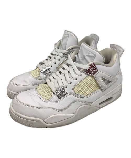 NIKE（ナイキ）NIKE (ナイキ) NIKE AIR JORDAN 4 RETRO ホワイト サイズ:US9.5の古着・服飾アイテム