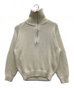 BATONER×L’ECHOPPEバトナ―×レショップ）の古着「Half Zip Sailor Knit」｜ベージュ