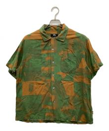 stussy（ステューシー）の古着「Photo film shirt」｜ブラウン×グリーン