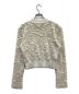 PHOTOCOPIEU (フォトコピュー) SQUARE SHOULDER LACE JACQUARD SWEATER ベージュ サイズ:F：28000円