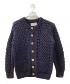 INVERALLAN×SHIPSインバーアラン×シップス）の古着「4A ARAN CARDIGAN」｜ネイビー