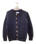 INVERALLAN（インバーアラン）の古着「4A ARAN CARDIGAN」｜ネイビー