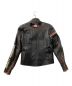 HARLEY-DAVIDSON (ハーレーダビッドソン) レザージャケット ブラック サイズ:XS：12000円