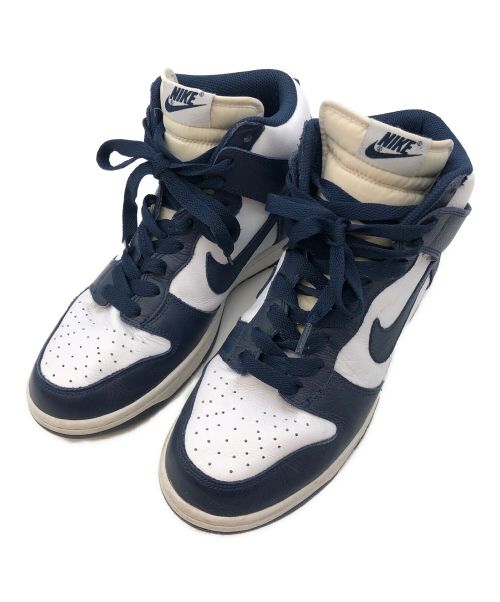 NIKE（ナイキ）NIKE (ナイキ) DUNK HIGH RETRO ネイビー×ホワイト サイズ:27㎝の古着・服飾アイテム