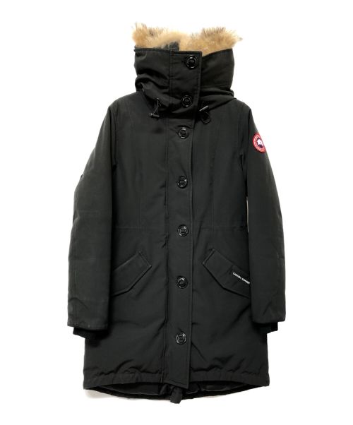 CANADA GOOSE（カナダグース）CANADA GOOSE (カナダグース) ROSSCLAIR PARKA ダウンコート ブラック サイズ:SIZE XSの古着・服飾アイテム