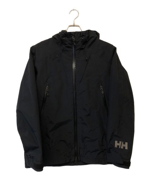 HELLY HANSEN（ヘリーハンセン）HELLY HANSEN (ヘリーハンセン) ジップパーカー ブラック サイズ:SIZE Mの古着・服飾アイテム