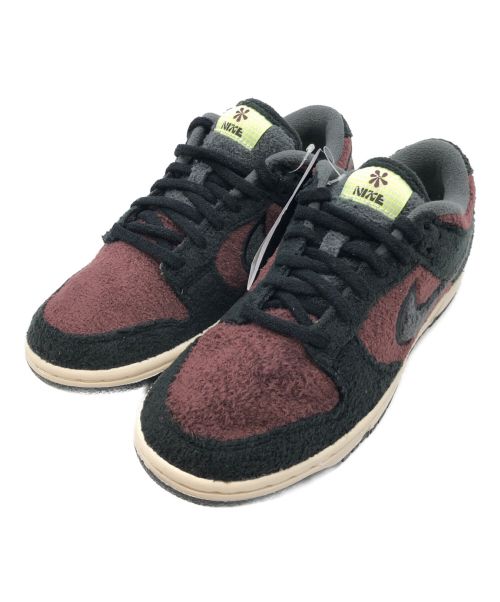 NIKE（ナイキ）NIKE (ナイキ) 	DUNK LOW SE BURGUNDY CRUSH ブラック×レッド サイズ:SIZE 24cm 未使用品の古着・服飾アイテム