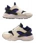 中古・古着 NIKE (ナイキ) AIR HUARACHE パープル×ホワイト サイズ:SIZE 23.5cm：6800円