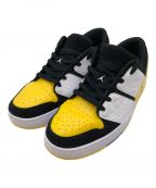 NIKEナイキ）の古着「JORDAN NU RETRO 1 LOW」｜ブラック×イエロー