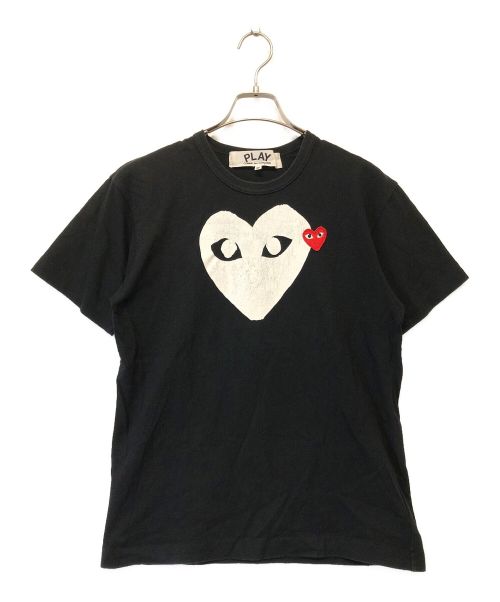 PLAY COMME des GARCONS（プレイ コムデギャルソン）PLAY COMME des GARCONS (プレイ コムデギャルソン) 半袖カットソー ブラック サイズ:SIZE Mの古着・服飾アイテム