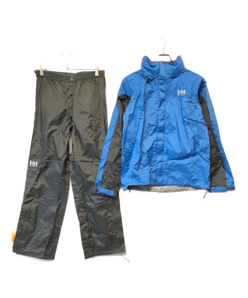 HELLY HANSEN（ヘリーハンセン）HELLY HANSEN (ヘリーハンセン) トレッキングウェア(レインウェア) ブルー×グレー サイズ:SIZE Mの古着・服飾アイテム