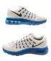 中古・古着 NIKE (ナイキ) AIR MAX 2016 GS White Blue ホワイト×ブルー サイズ:SIZE 24.5cm：5800円