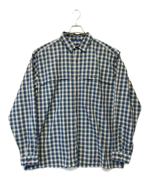 Patagonia（パタゴニア）Patagonia (パタゴニア) 長袖シャツ ブルー×ホワイト サイズ:SIZE XLの古着・服飾アイテム