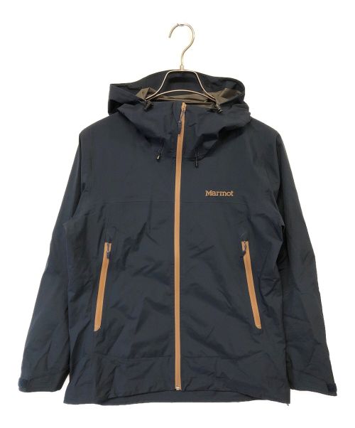 MARMOT（マーモット）Marmot (マーモット) フーデッドジャケット ネイビー×ベージュ サイズ:SIZE Mの古着・服飾アイテム