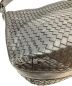 中古・古着 BOTTEGA VENETA (ボッテガベネタ) レザーショルダーバッグ ブラック：60000円