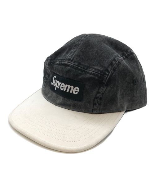 SUPREME（シュプリーム）Supreme (シュプリーム) キャップ ブラック×ホワイトの古着・服飾アイテム