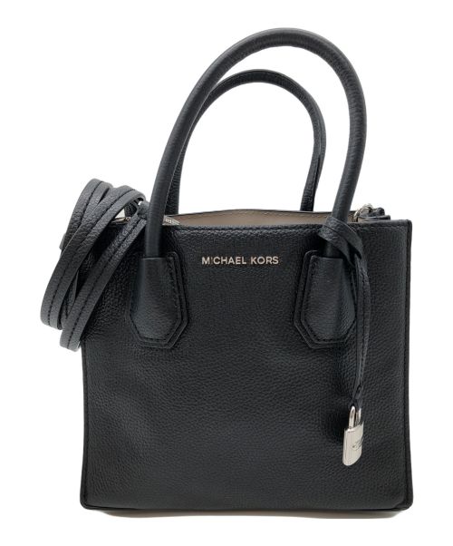 MICHAEL KORS（マイケルコース）MICHAEL KORS (マイケルコース) 2WAYショルダーバッグ ブラックの古着・服飾アイテム