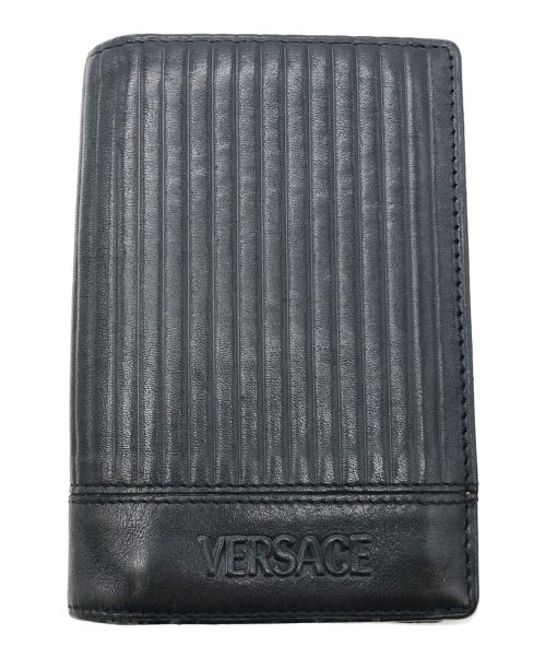 GIANNI VERSACE（ジャンニ・ヴェルサーチ）GIANNI VERSACE (ジャンニヴェルサーチ) カードケース ブラックの古着・服飾アイテム