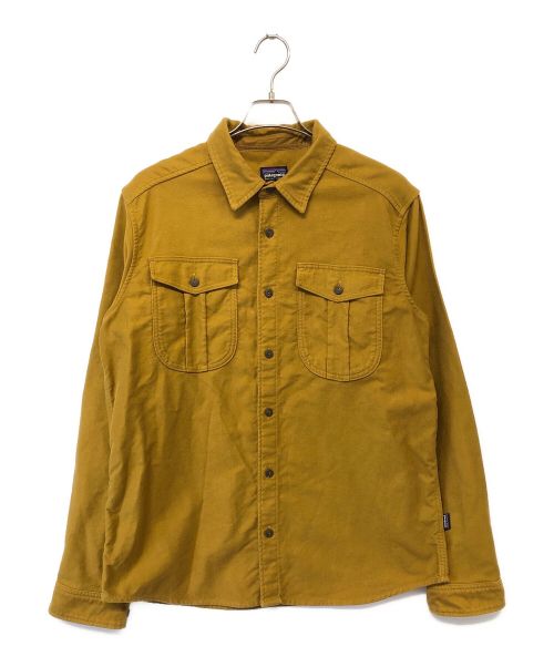 Patagonia（パタゴニア）Patagonia (パタゴニア) Topo Canyon Moleskin Shirt イエロー サイズ:SIZE Mの古着・服飾アイテム