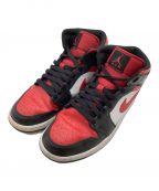 NIKEナイキ）の古着「AIR JORDAN1 MID」｜ブラック×レッド